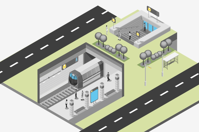 Объекты метрополитена